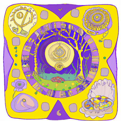 Picture of Self (a mandala, a flower, a square, a shell, a pearl, a garden, a tree, a circle, a sphere, a square, a stone, a royal couple)